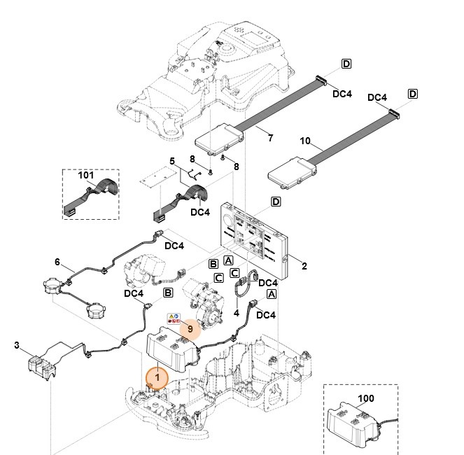 Akumulator AAI 100.2, Stihl 63014006541