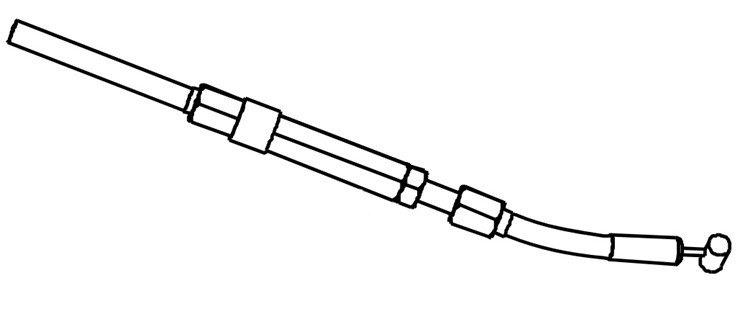 Linka napinająca góra/dół przewód prawy/lewy , Orec 83-1110-965-20