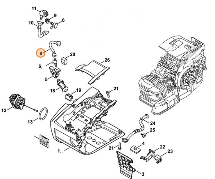 Wąż, Stihl 11453587704