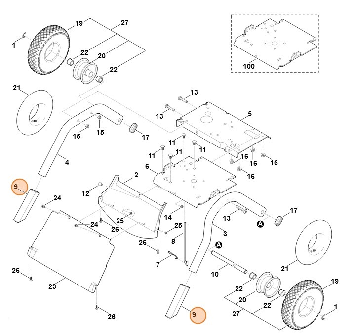 Zestaw osłon, Stihl 60120071000