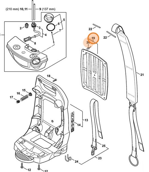 Wykładzina barkowa, Stihl 42417908001