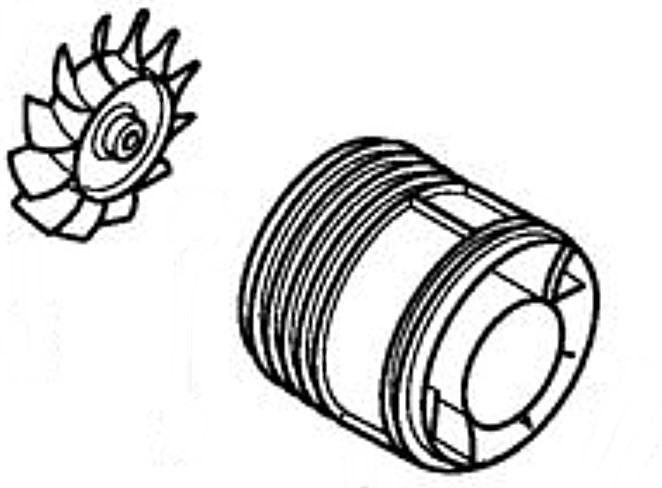 Prostownik strumienia powietrza, Stihl 48667700600