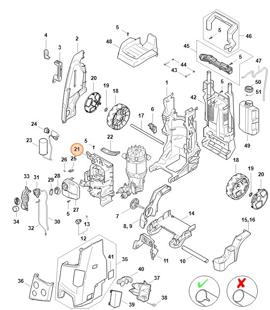 Sterowanie przepływem powietrza, Stihl RE016022200