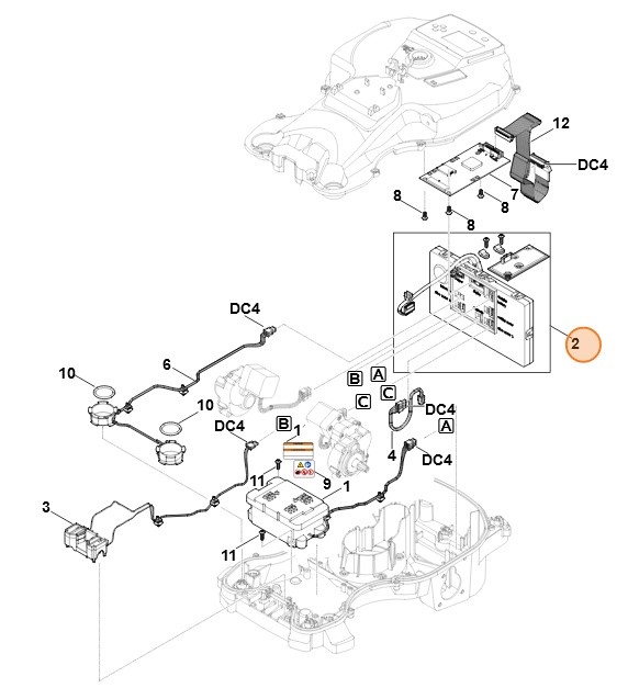 Zespół modułu elektronicznego, Stihl 63050071000