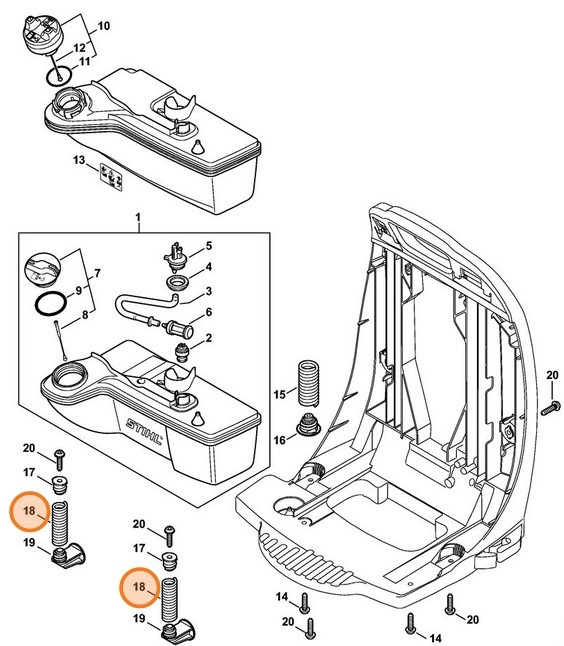 Sprężyna, Stihl 42447913108