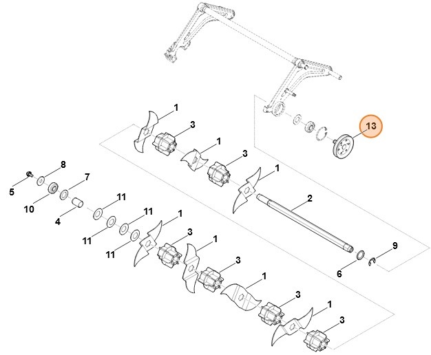 Koło paska klinowego, Stihl 62907002501