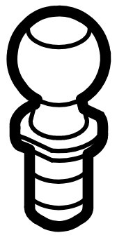 Czop kulisty M10x1 C16, Stihl 96660035114