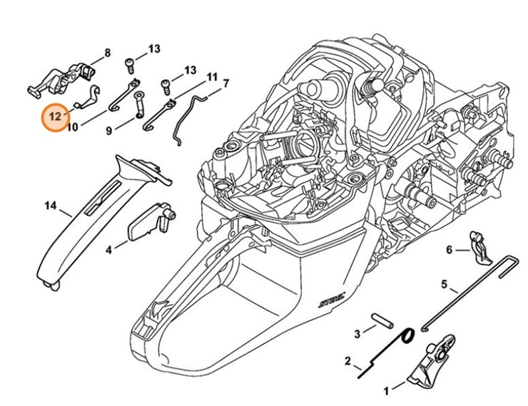Sprężyna zestykowa, Stihl 11424421603