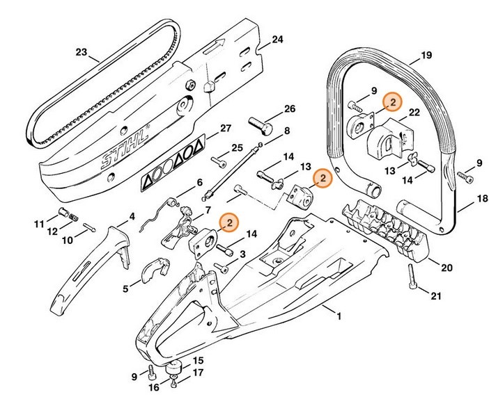 Amortyzator pierścieniowy, Stihl 42017909900