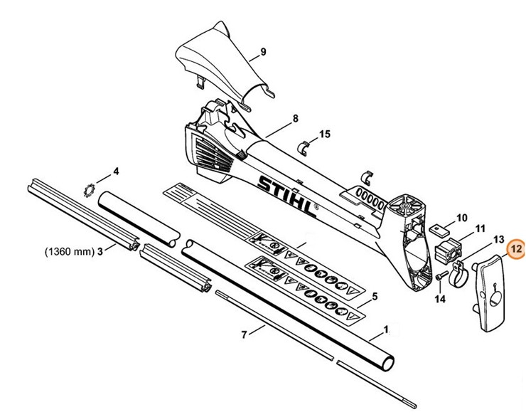 Wspornik, Stihl 41287907650