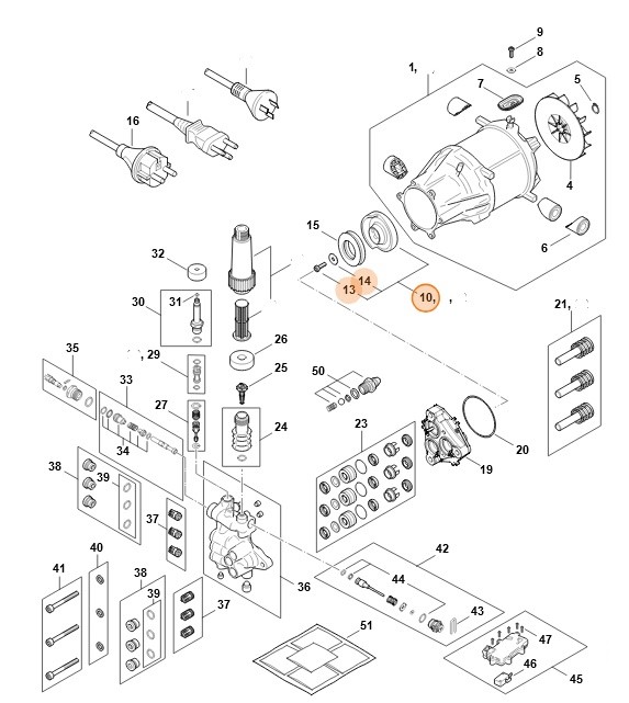 Tarcza zataczająca 8,5°, Stihl RE017608702