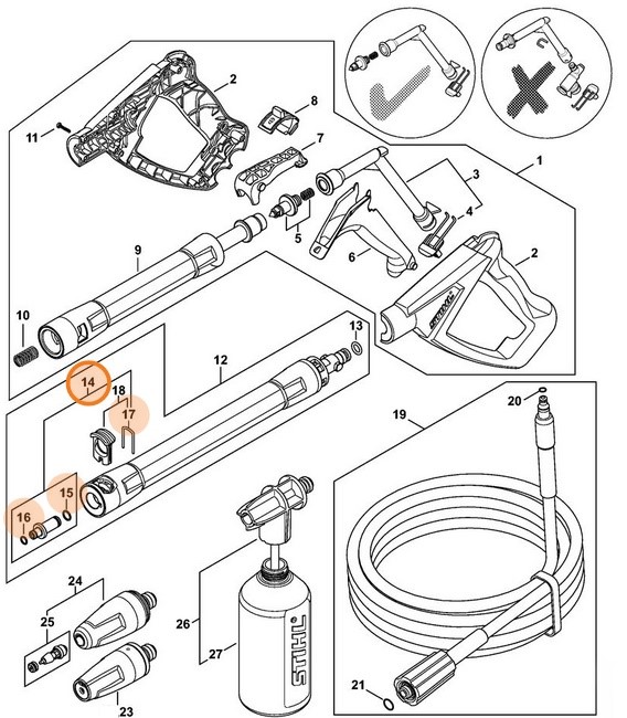 Dysza, Stihl 49505006309