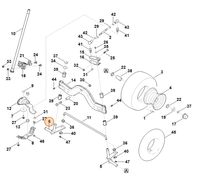 Zwrotnica, str. prawa, Stihl 61407605006