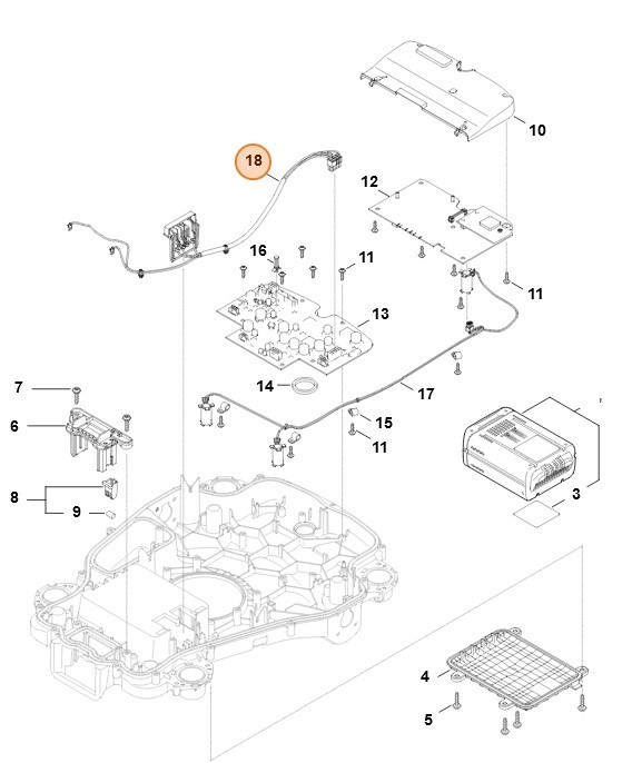 Wiązka kabli, Stihl IA014403000