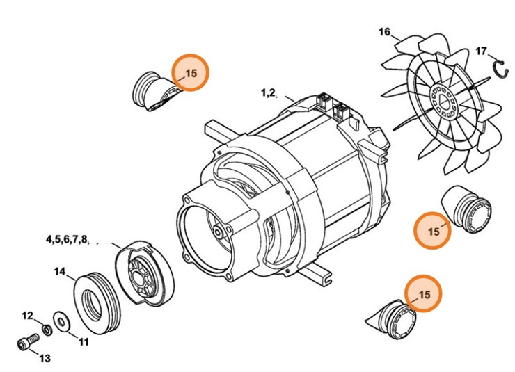 Amortyzator, Stihl 47766024300