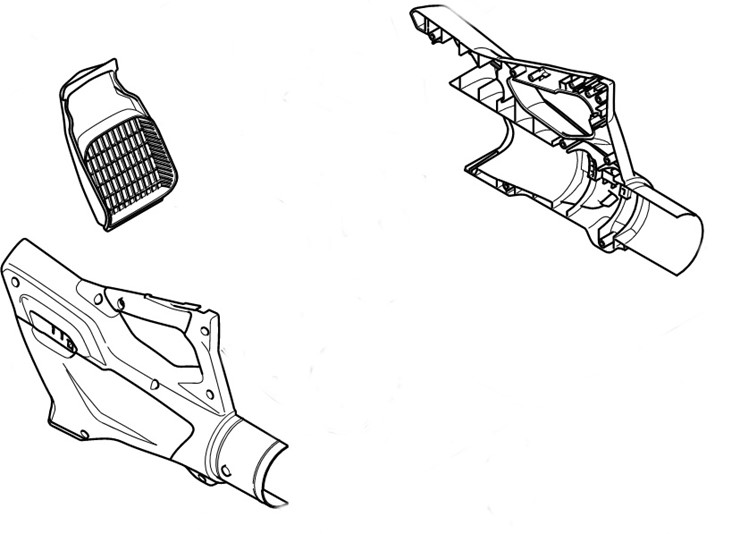 Korpus rękojeści, Stihl 45137901000