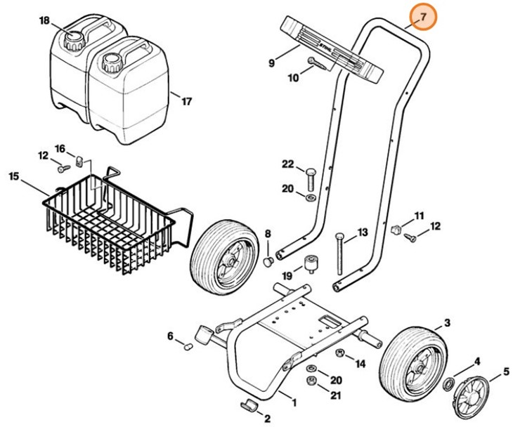 Uchwyt rurowy, Stihl 47187911700