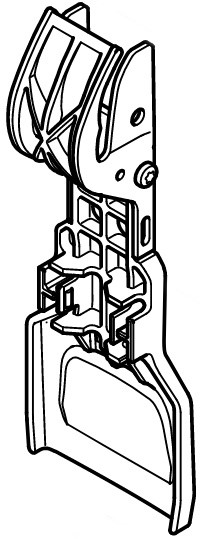 Dźwignia mechanizmu ryglującego, Stihl 48714901601