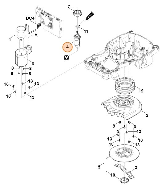 Wrzeciono, Stihl 63017031050