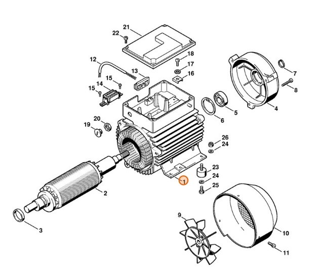Stojan 3x200 V/50 Hz, Stihl 47076000500
