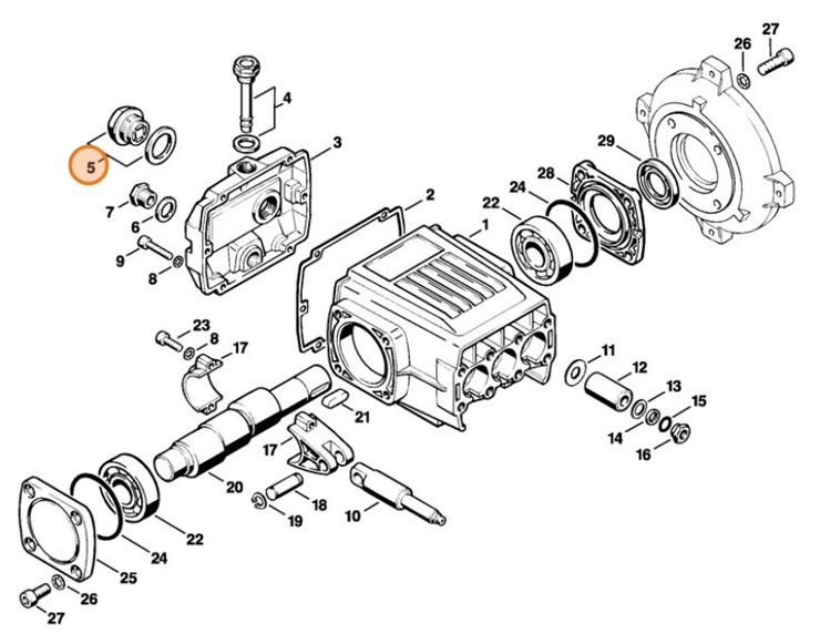 Miernik kontrolny poziomu oleju, Stihl 47167005900