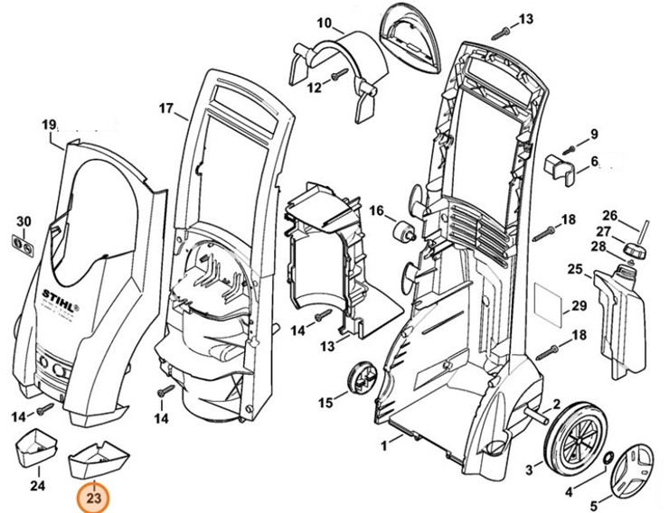 Podpora, Stihl 47437032500