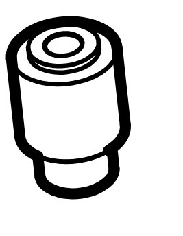 Tuleja dystansowa (rolka napinająca), Stihl 61707642820