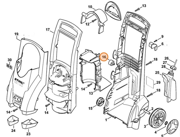 Manometr, Stihl 47435120500