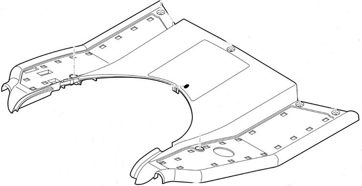 Osłona kompl., Stihl 61607802092