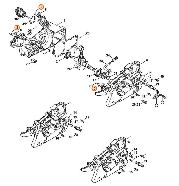 Trzpień cylindryczny 1,8x19, STIHL 93714701058
