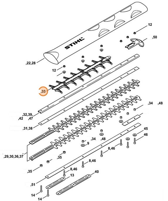 Osłona R, Stihl 42377409503
