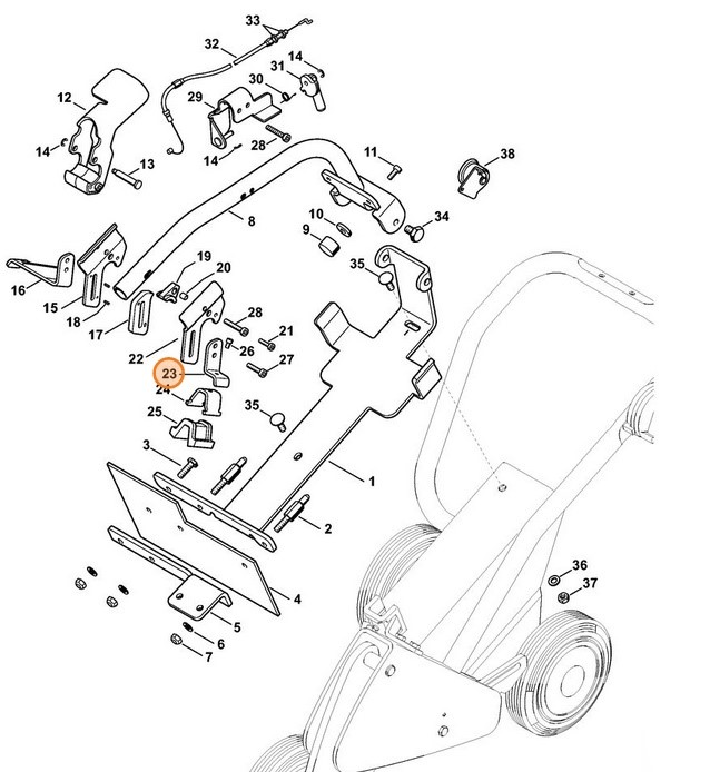 Płyta zaciskowa, Stihl 42387920300