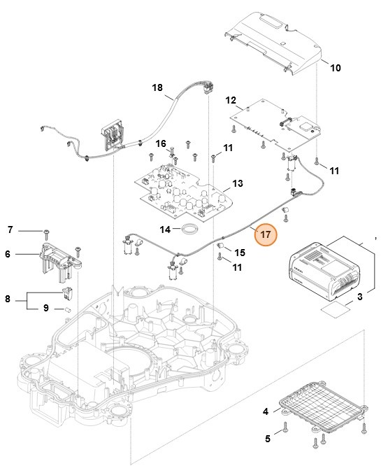 Wiązka kabli, Stihl IA014403001