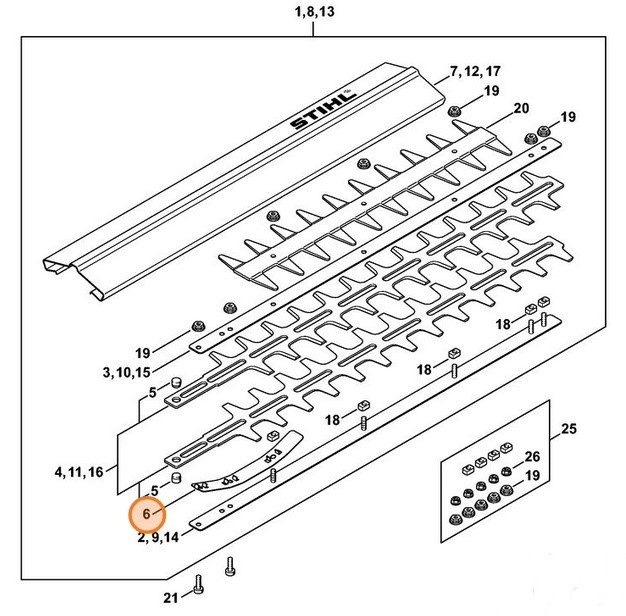 Taśma sprężysta, Stihl 42307131715