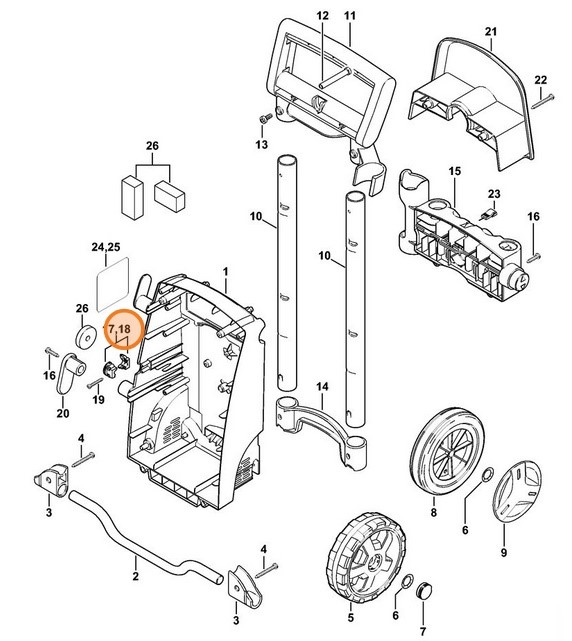 Ściągacz do wiązania, Stihl 47654312501
