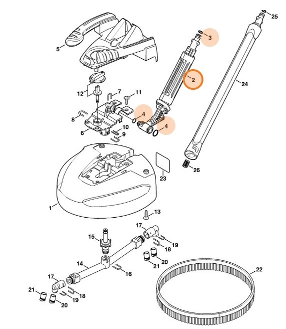 Przegub, Stihl 49005000704