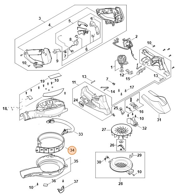 Wkład, Stihl SA027611500