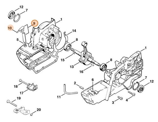 System kompensacji ciśnienia w zbiorniku paliwa, Stihl 42013505802