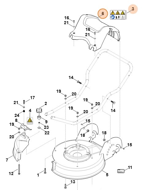 Pokrywa, Stihl 63617062102