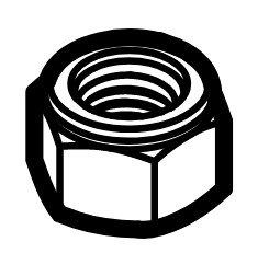 Nakrętka sześciokątna z elementem zaciskowym M10, Stihl 62509551103