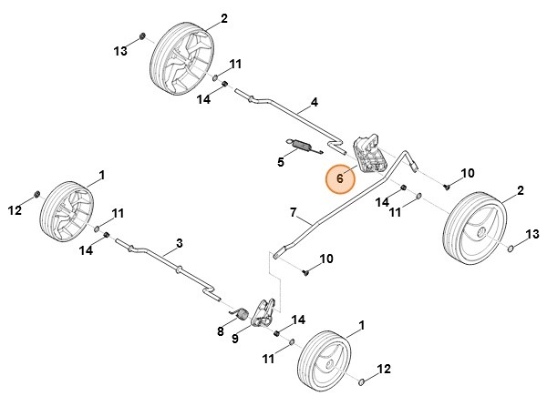 Dźwignia, Stihl 63117036700
