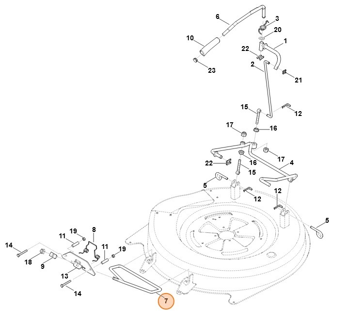 Jarzmo, Stihl 61407635600