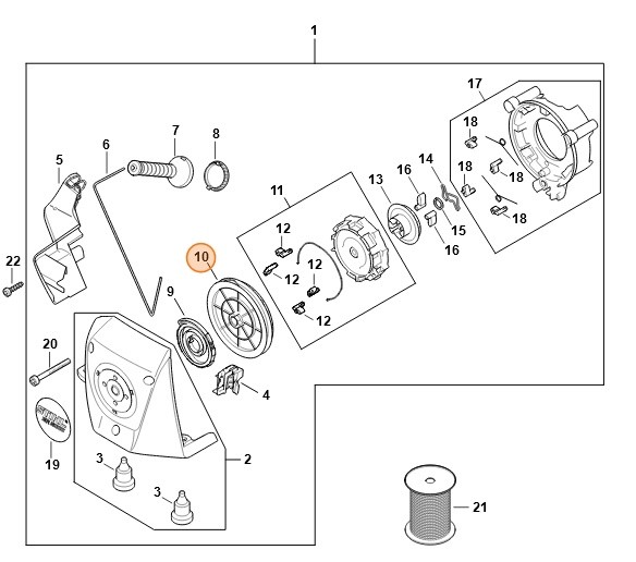 Rolka linki, Stihl 42831950421