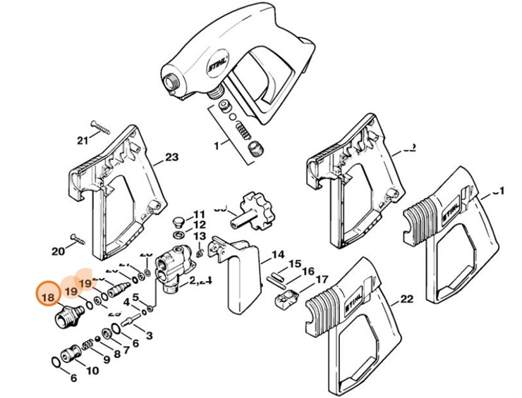 Przyłącze, Stihl 49155004800