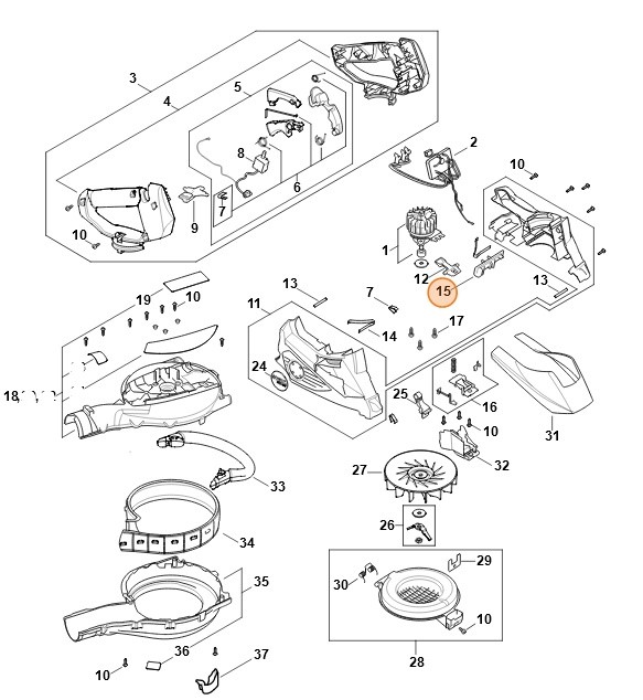 Płytka zestykowa, Stihl SA024040801