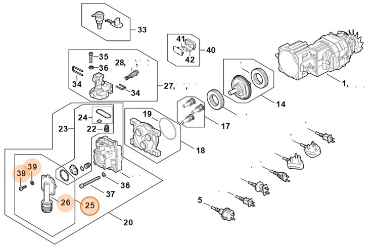 Element łączący, Stihl RE027907110