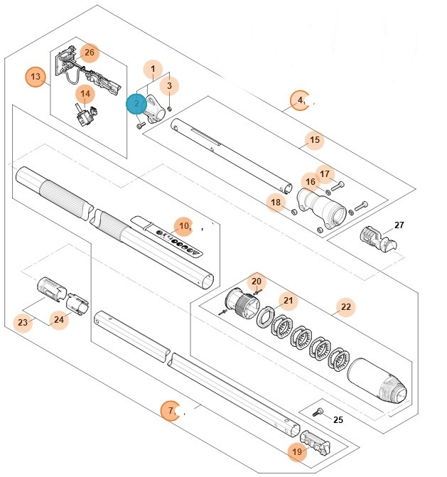 Wiązka kabli, Stihl LA034403003