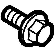 Śruba z łbem sześciokątnym i kołnierzem M8x20, Stihl 62509510805