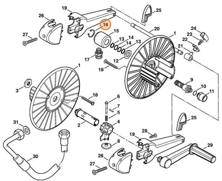 Pierścień zabezpieczający 20x1,2, Stihl 94556212150