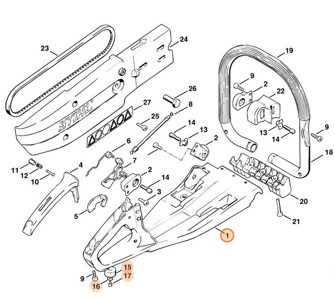 Rama rękojeści, Stihl 42017905601